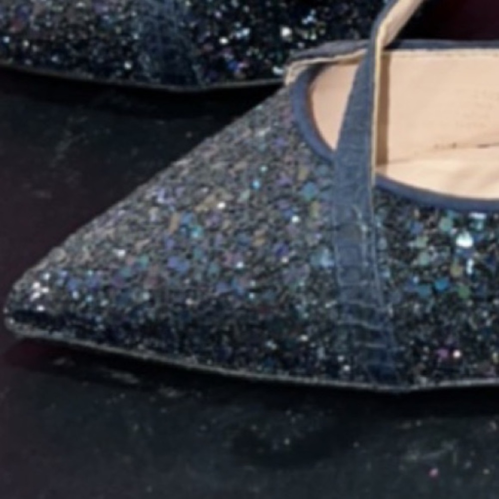 Kurt Geiger glitter heels in royal blue – size US 8 - Picture 5 of 7